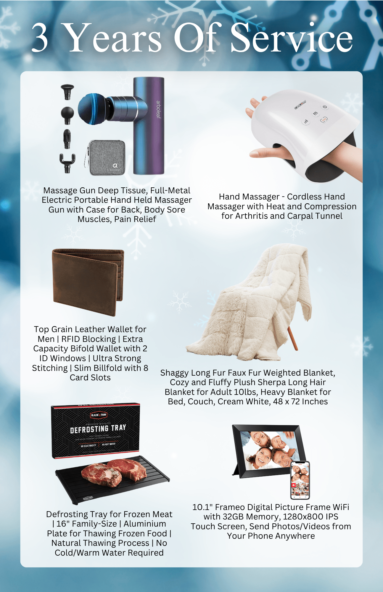 2025 Anniversary Gifts - 3 years